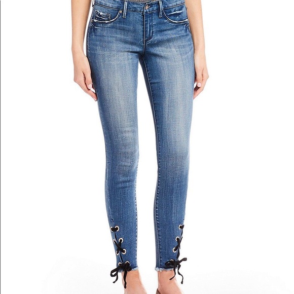 Jessica Simpson Skinny Jeans With Lace Up … - Picture 1 of 7